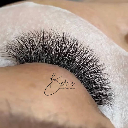 Why do natural lashes shed while wearing extensions?