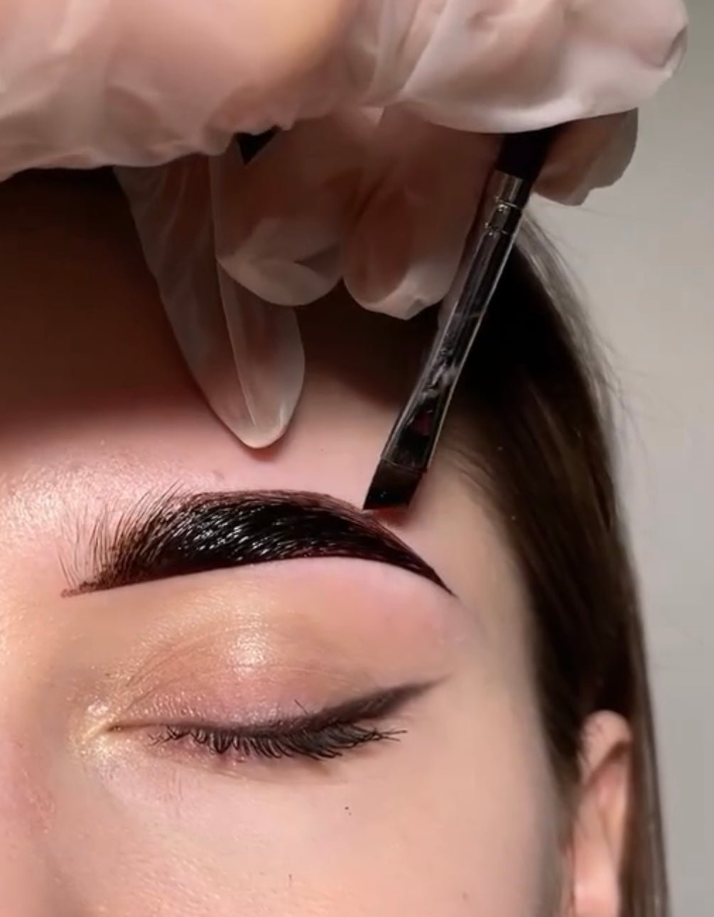 Brow Lamination on short Eyebrows