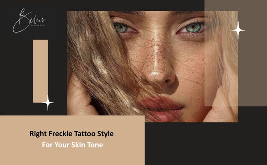 Right Freckle Tattoo Style for Your Skin Tone