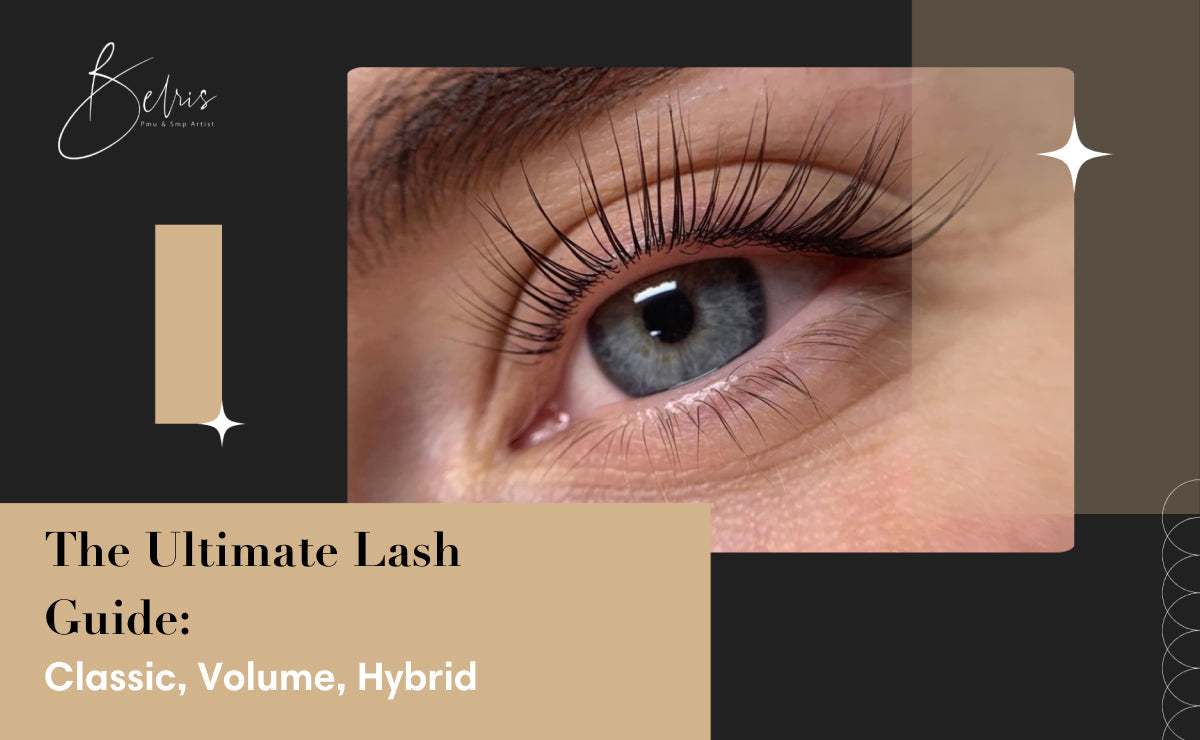 Difference Between Classic, Volume & Hybrid Eyelash Extensions