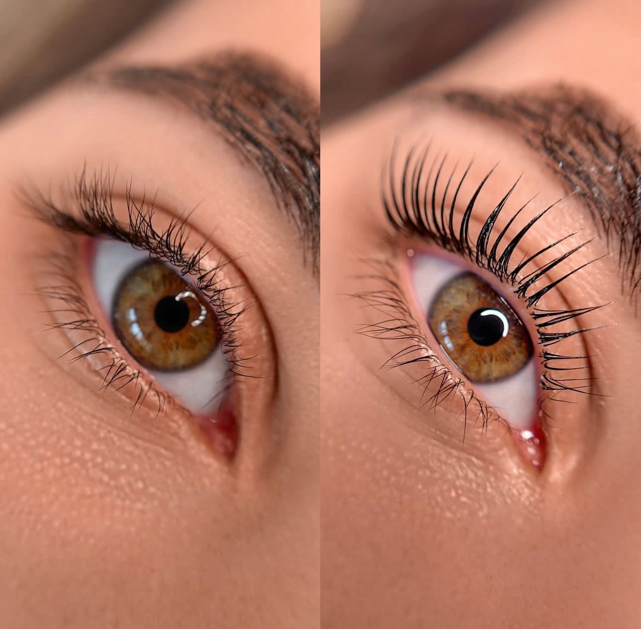 Lash Lift Before and After Image Bel Air Los Angeles